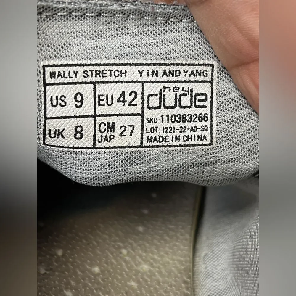 Hey Dude Wally Yin Yang Sz 9 EU 42